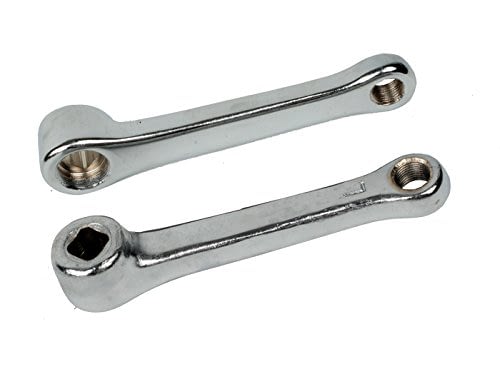 Steel Cotterless Silver 170mm Left Hand Crank