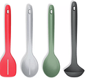 4 Piece Utensil Set with Clip Handle
