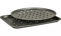 2 Piece Non Stick Pizza Pan & Oven Chip Tray Set